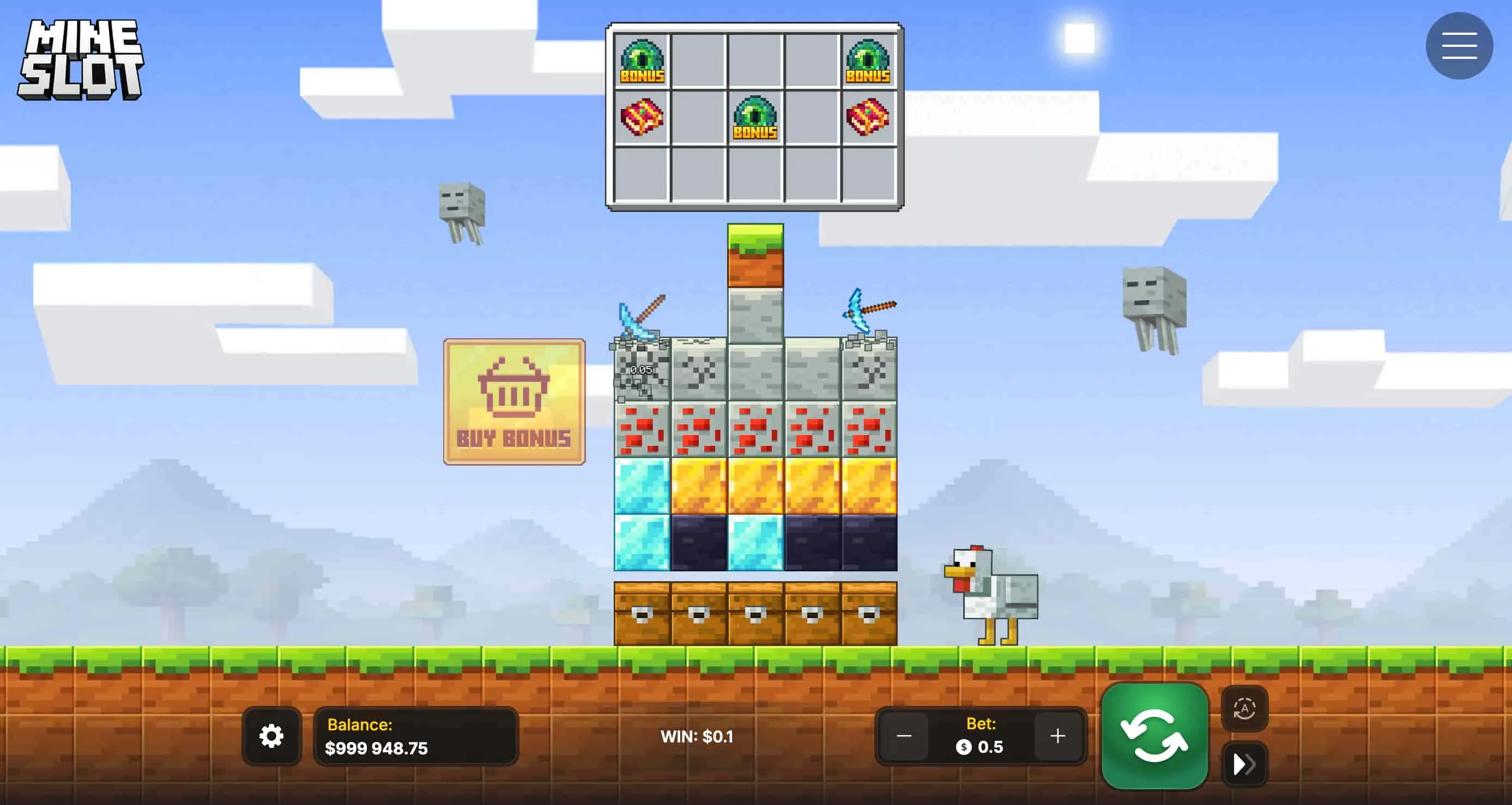 Sistema de juego y reglas de Mine Slot Sistema de juego y reglas de Mine Slot